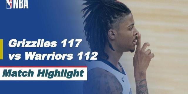 VIDEO: Highlights NBA, Memphis Grizzlies Kalahkan Golden State Warriors 117-112