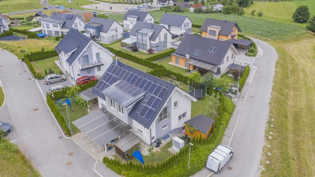 Ilustrasi perumahan cluster