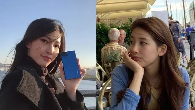 5 Bukti Selebgram Thefany Cindy dan Bae Suzy Bak Kembaran, Mirip Banget