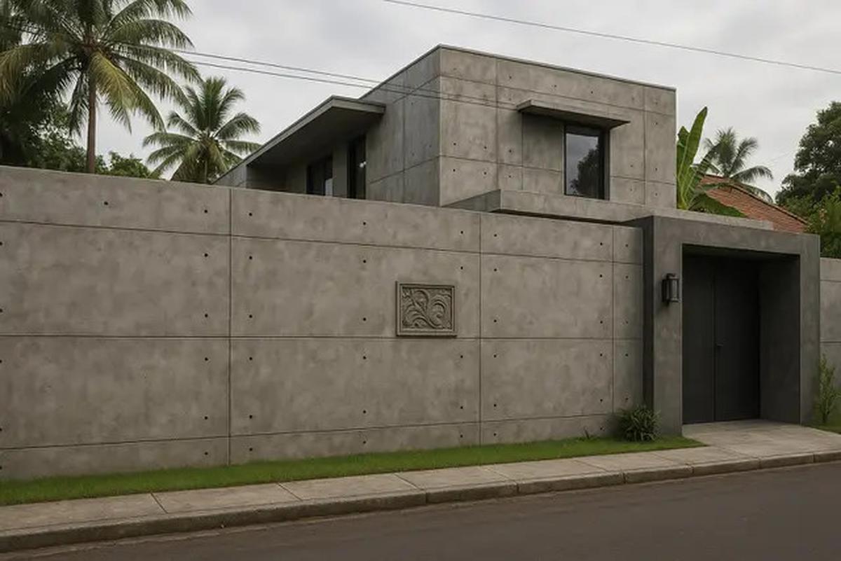 10 Model Pagar Tembok Tanpa Besi yang Lagi Hits, Bikin Tampilan Rumah Estetik dari Luar