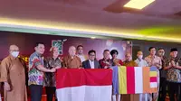 Cak Imin saat menghadiri silaturahmi kebangsaan PKB dengan Tokoh dan Masyarakat Buddhis Provinsi Sumatera Utara (Sumut) di Tiara Convention Hall Kota Medan (Istimewa)