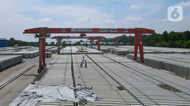 Produksi Bantalan Rel Kereta Cepat Jakarta- Bandung Rampung Dikerjakan-Herman