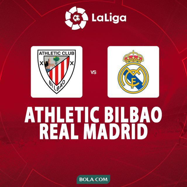 Liga Spanyol - Athletic Bilbao Vs Real Madrid