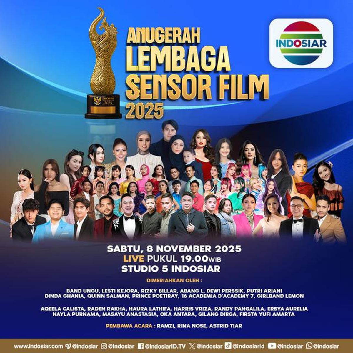Daftar Lengkap Nominasi Anugerah LSF 2025, Siap Digelar 8 November 2025