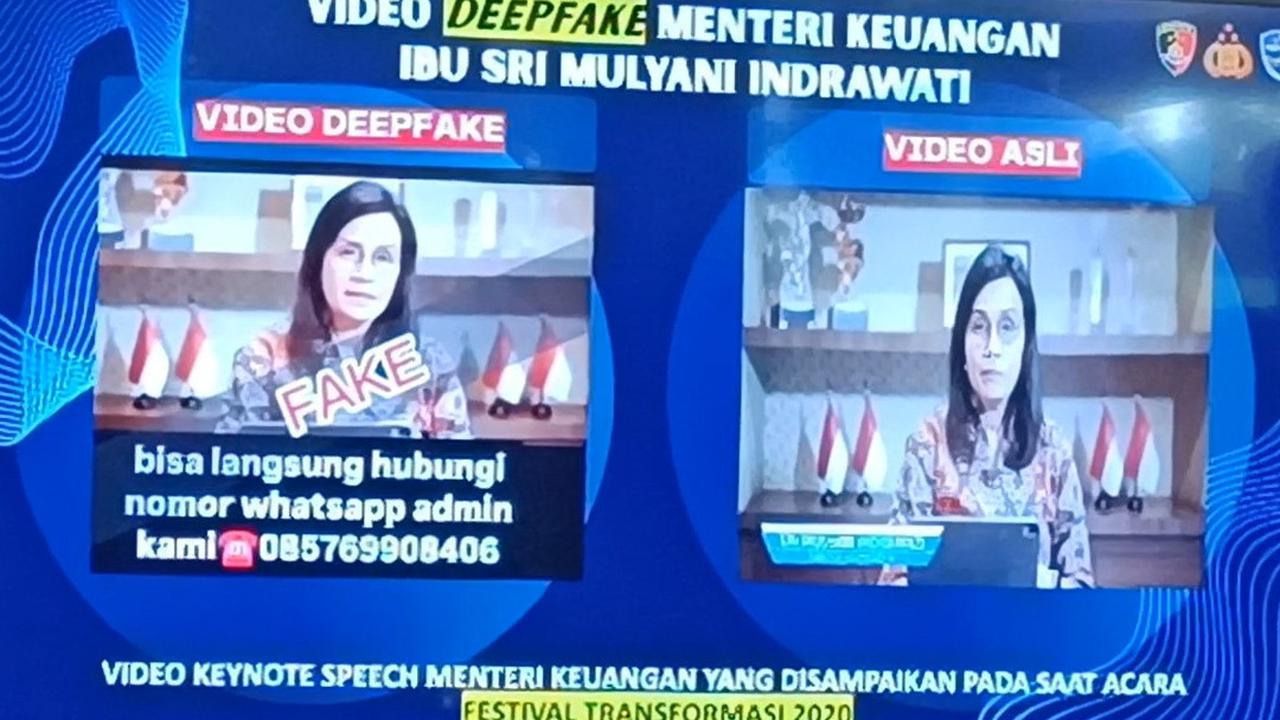 penangkapan pelaku deepfake catut Prabowo dan Sri Mulyani