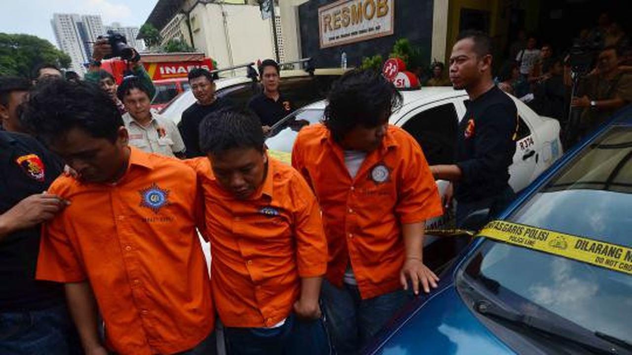 3 Pelaku perampokan dalam taksi ditangkap