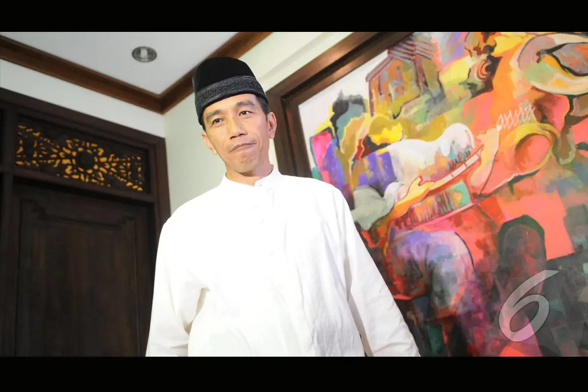 Gaya Busana Jokowi Menjelang Lebaran