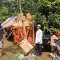 Bencana pergerakan tanah di Desa Malasari, Kecamatan Nanggung, Kabupaten Bogor terus meluas. (Liputan6.com/Achmad Sudarno)
