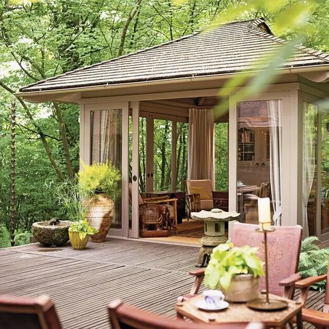 Desain Rumah Paviliun Minimalis Semi Tradisional