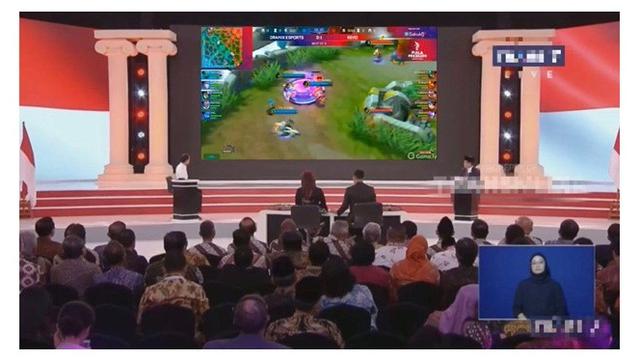 Editan Foto Layar Debat Capres