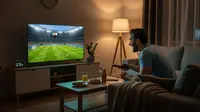 Begadang Nonton Piala Dunia (AI Generated)