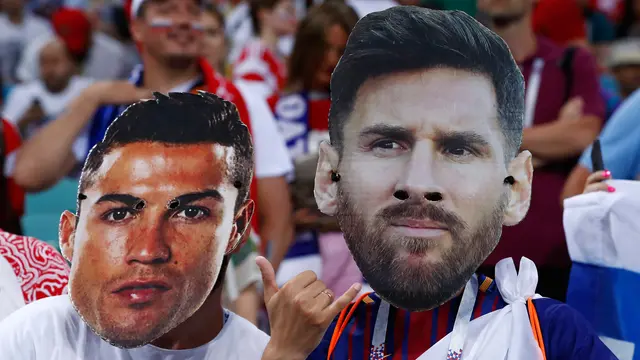 Messi dan Ronaldo di Laga Rusia Vs Kroasia