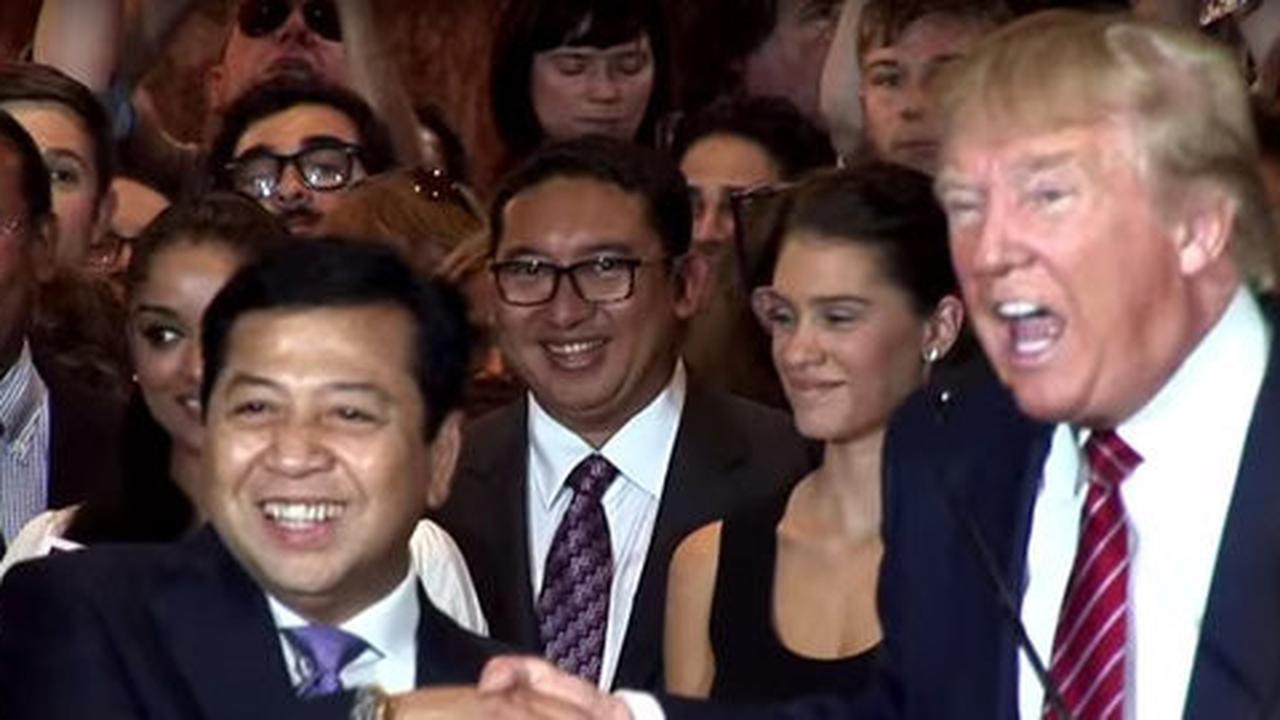 Hadir di kampanye Donald Trump, Setya cs permalukan rakyat Indonesia