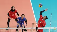 Timnas voli putri Indonesia akan menghadapi lawan berat yakni Jepang pada laga pembuka Asian Games 2018. (Liputan6.com/Faizal Fanani)
