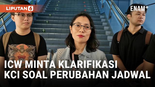 Jadwal KRL Berubah, ICW Datangi Kantor KCI