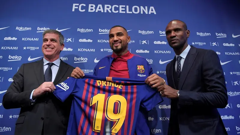 Pemain anyar Barcelona, Kevin-Prince Boateng.