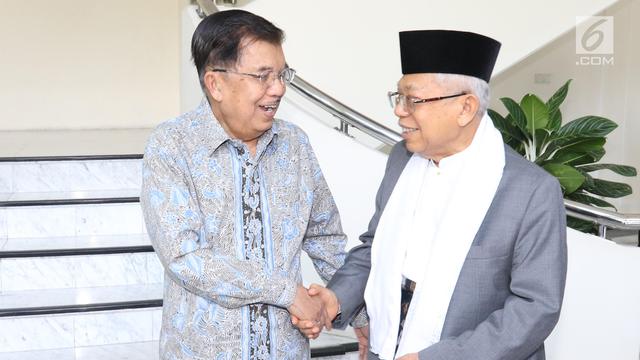 Ma'ruf Amin Temui Jusuf Kalla