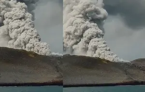 Alat Pemantauan Anak Krakatau Tertutup Abu Vulkanik, CCTV Tak Aktif