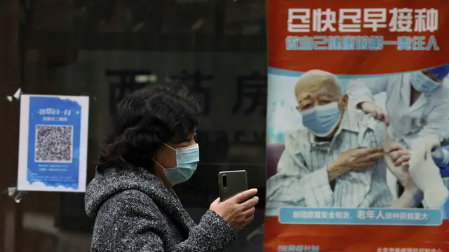 China Mulai Berikan Vaksin COVID-19 Hirup