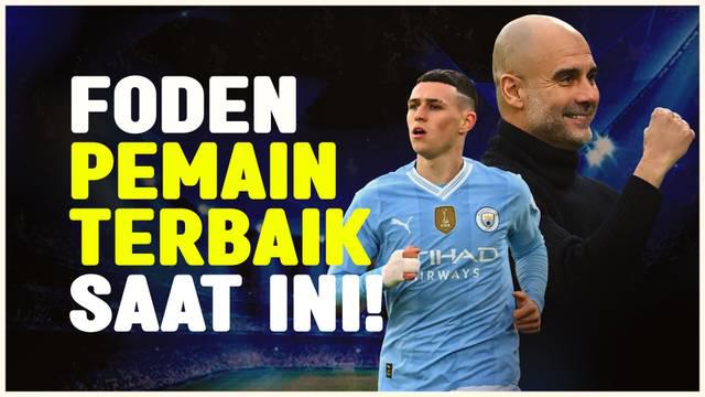 Berita video Pep Guardiola menyebut pemain andalannya, Phil Foden sebagai pemain terbaik di Liga Inggris saat ini usai mencetak brace ke gawang MU.