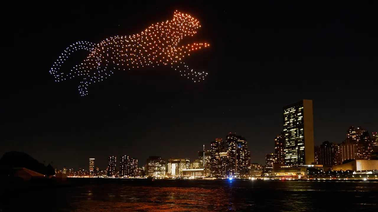 Pertunjukan Drone New York