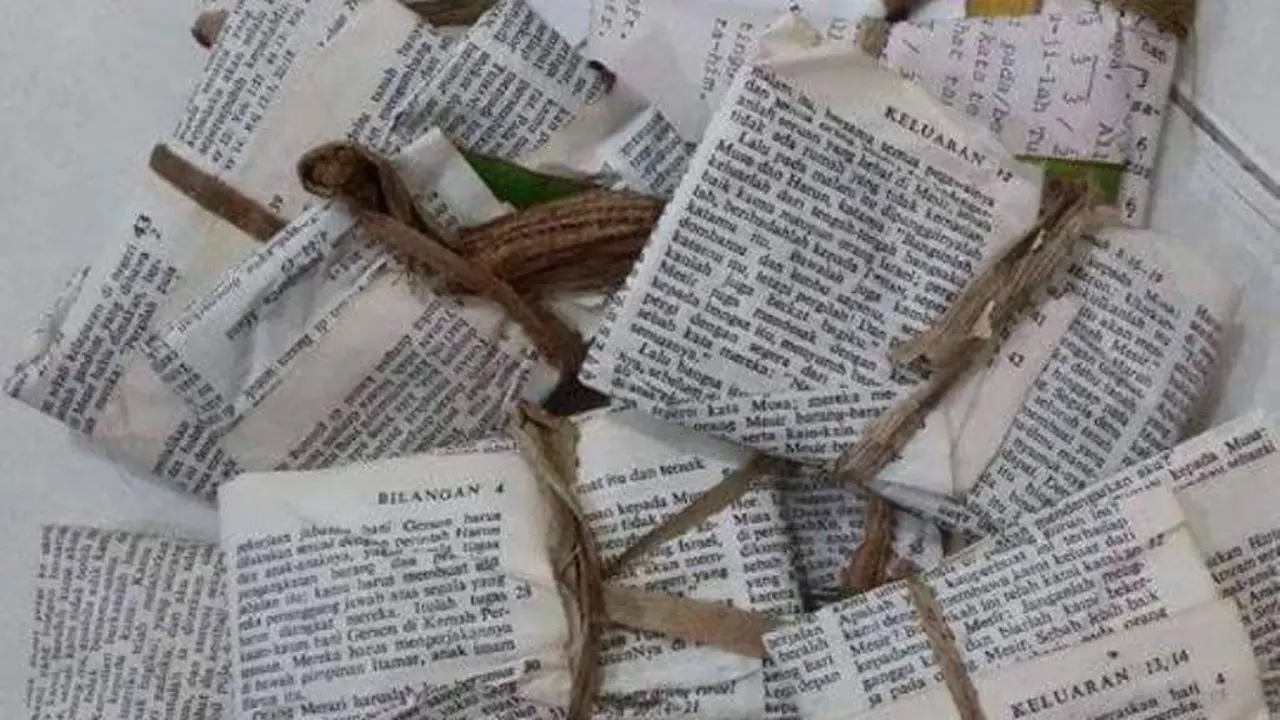 Selain Terompet Sampul Alquran, Kini Ada Tempe Bungkus Alkitab