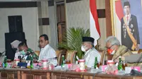 Rapat Koordinasi Lintas Sektoral Kesiapan Penanganan Libur Natal dan Tahun Baru (Nataru) 2021/2022, dengan Pemerintah Provinsi Jawa Tengah dan para pemangku kepentingan terkait.