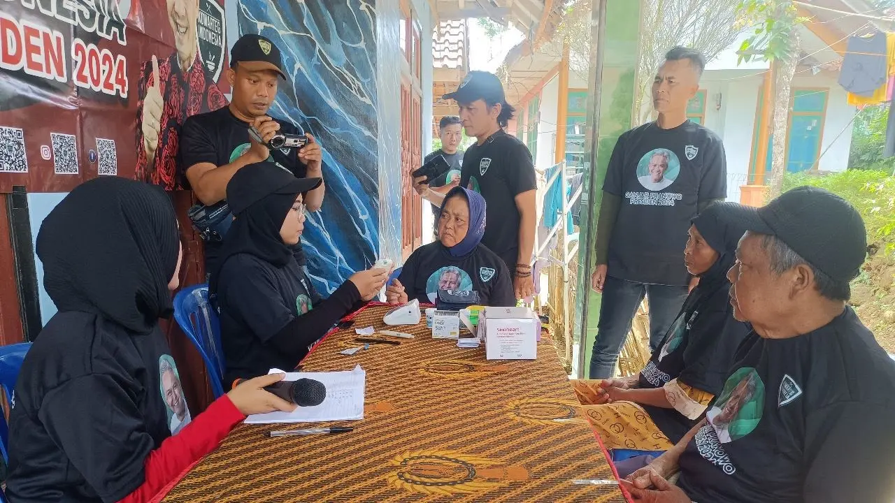 Kowarteg) Indonesia menggelar pemeriksaan kesehatan dan konsultasi gratis di Kampung Sukasari, Desa Mekarlaksana, Kecamatan Culamega, Kabupaten Tasikmalaya. (Istimewa)