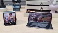 Samsung Galaxy Z Flip 5 dan Galaxy Z Fold 5 Resmi Diluncurkan, Ini Harga dan Spesifikasinya. (Liputan6.com/ Giovani Dio Prasasti)