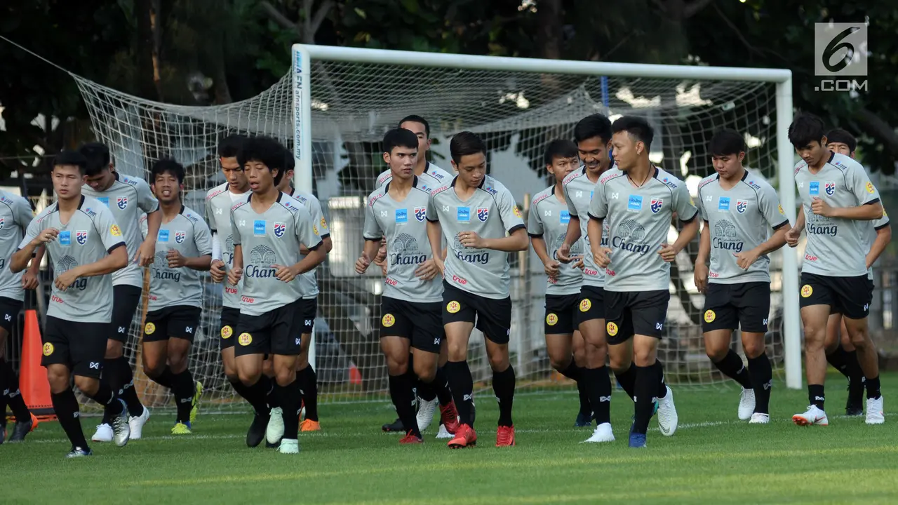Tiba di Jakarta, Timnas Thailand U-23 Gelar Latihan Tertutup