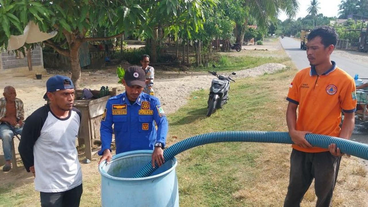 BPBK Aceh Jaya Salurkan Air Bersih Atasi Dampak Kekeringan Panjang