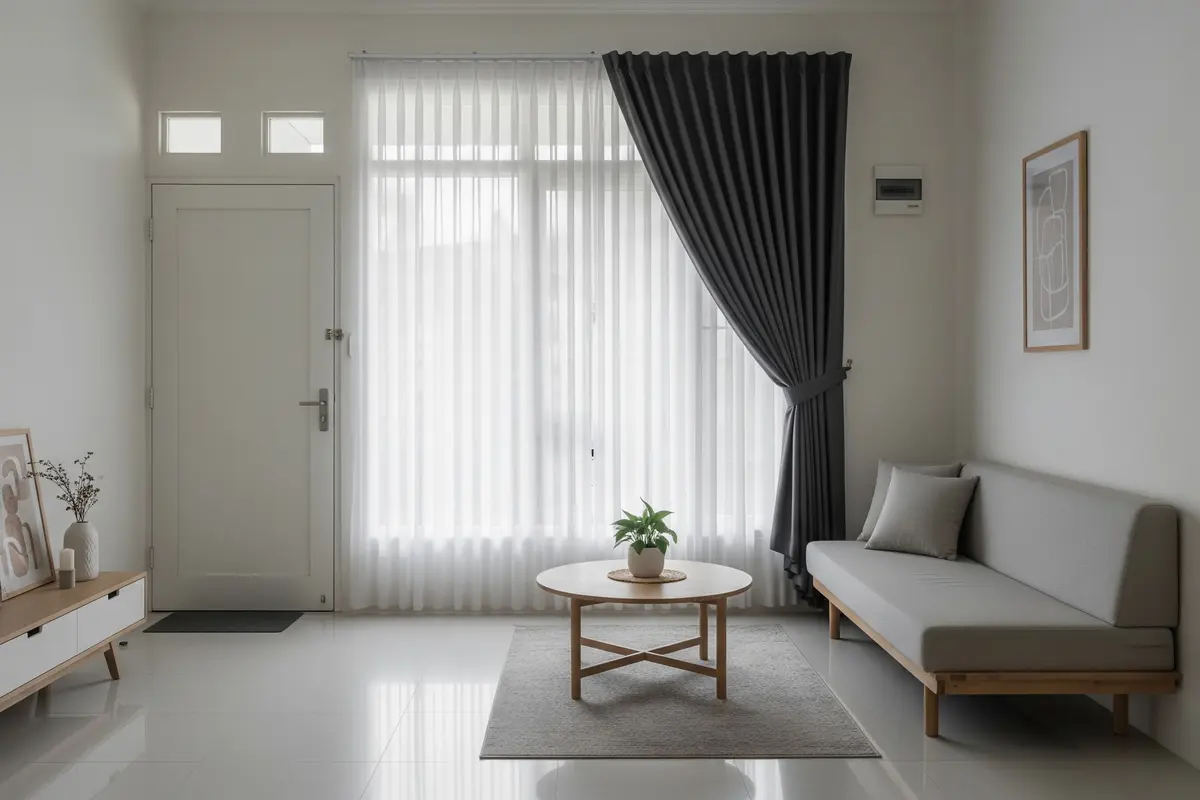 9 Model Gorden untuk Ruang Tamu Minimalis, Ciptakan Kesan Lapang dan Elegan