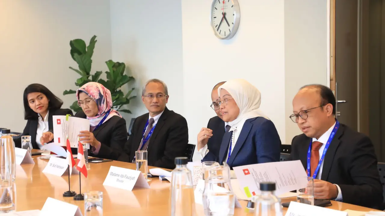 Indonesia-Swiss Gelar Pertemuan Bilateral, Bahas Penguatan Kerja Sama di Bidang Ketenagakerjaan (Istimewa)