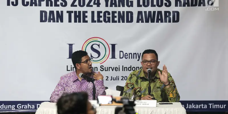 15 Sosok Potensial Maju Pilpres 2024 Versi LSI Denny JA