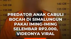 Unit Perlindungan Perempuan dan Anak (PPA) Sat Reskrim Polres Simalungun berhasil meringkus SW alias Wan (46), seorang pria yang diduga kuat melakukan aksi pencabulan terhadap balita berusia 5 tahun.

Atas perbuatannya, SW alias Wan kini mendekam di sel tahanan dan dijerat dengan Pasal 82 ayat 1 ...
