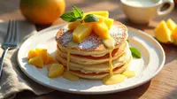 Resep Pancake Mangga Lembut dan Creamy Antigagal
