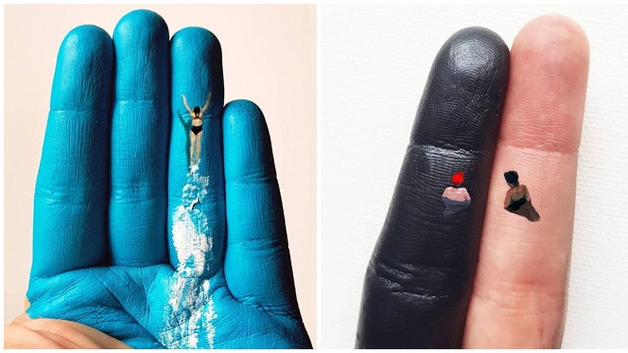 Jadikan Tangan Sebagai Kanvas, 6 Karya Seniman Ini Bak Sungguhan