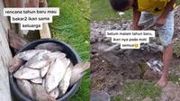 Niatnya Dibakar Pas Malam Tahun Baru, Ikan di Kolam Ini Mendadak Mati Semua (Sumber: TikTok/@sobriirawan31)