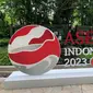 Rangkaian acara Pertemuan Menlu ASEAN ke-56 atau ASEAN Ministerial Meeting/Post Ministerial Meeting (AMM/PMC) dilaksanakan di Hotel Shangri-La, Jakarta pada Sabtu (8/7) hingga Sabtu (15/7). (Liputan6.com/ Benedikta Miranti)