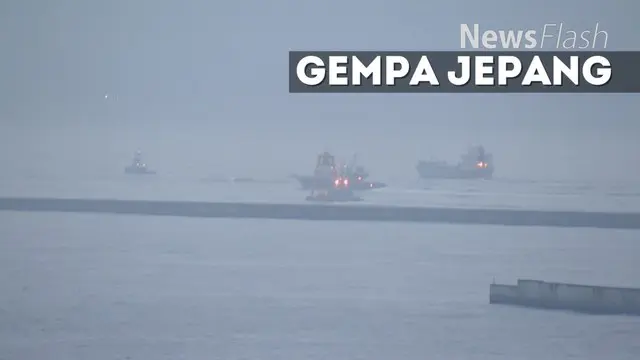 NEWS FLASH: Gempa 7,4 SR Guncang Fukushima Jepang,  Peringatan Tsunami Dikeluarkan