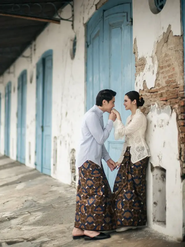 Detail Kebaya Syifa Hadju saat Prewedding (Instagram/@syifahadju)