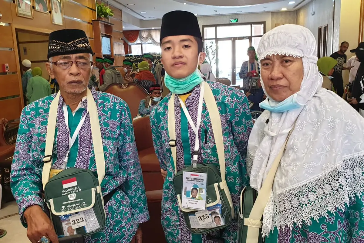 Singgit  tercatat sebagai salah satu jemaah haji termuda asal Indonesia. Foto: Denny/MCH