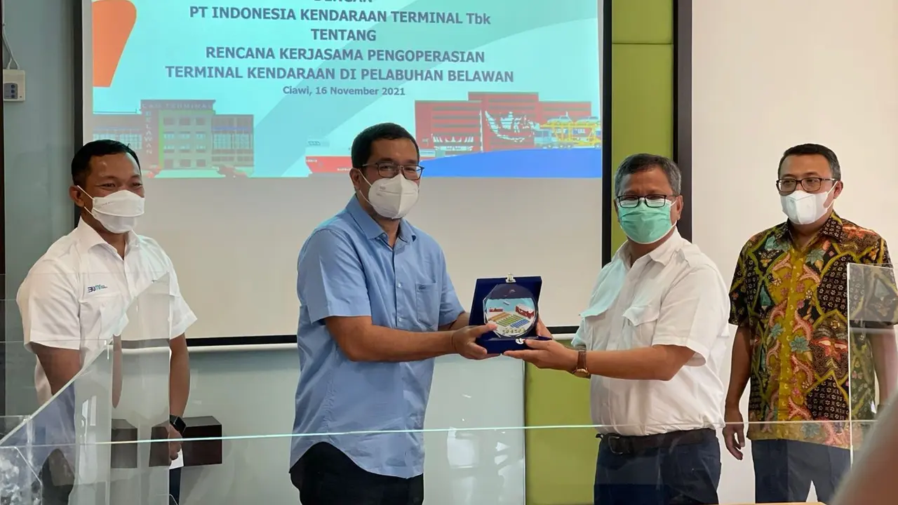 PT Indonesia Kendaraan Terminal Tbk (IPCC) menjalin kerja sama dengan Pelabuhan Belawan untuk pengoperasian Terminal Kendaraan.