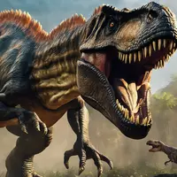 nama nama dinosaurus &copy;Ilustrasi dibuat Stable Diffusion