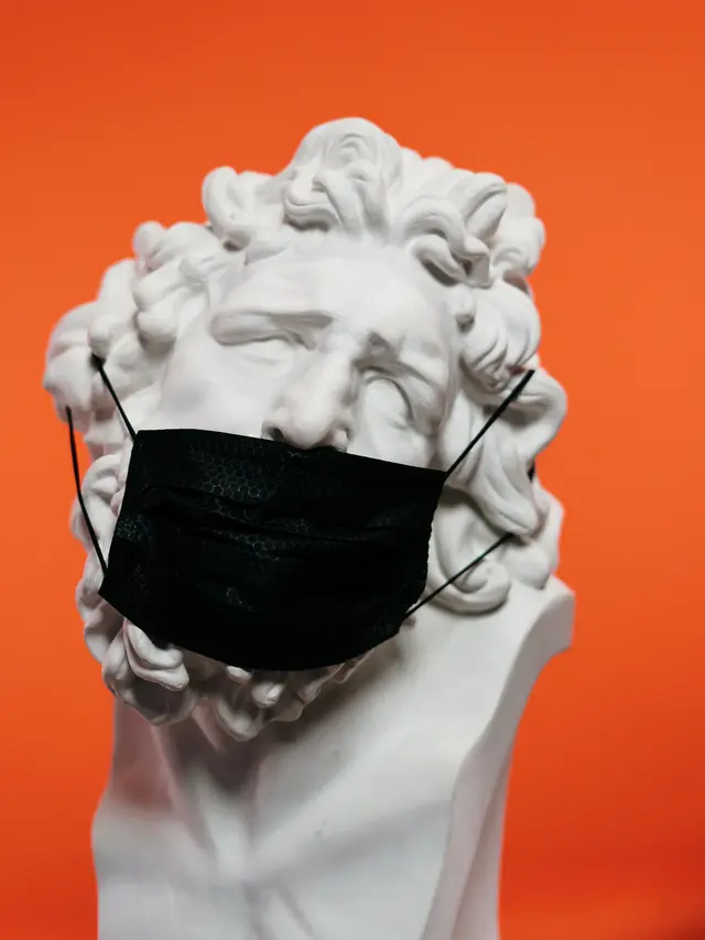 [Fimela] ilustrasi masker kain