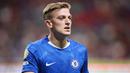 Pemain Chelsea, Liam Delap saat laga Grup D Piala Dunia Antarklub 2025 melawan LAFC di Mercedes Benz Stadium, Atlanta, Amerika Serikat, Selasa (17/06/2025) WIB. (AFP/Alex Grimm)