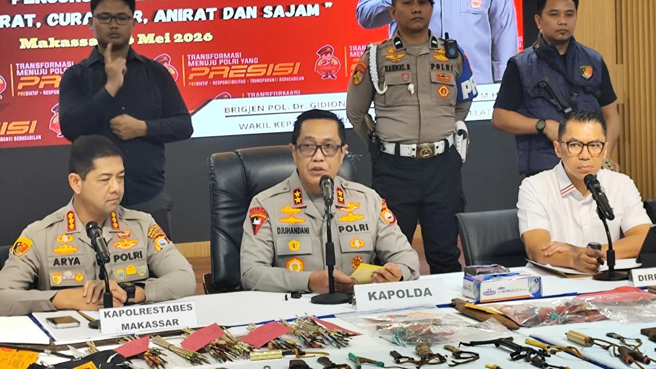Tangkap 176 Bandit Jalanan, Kapolda Sulsel Endus Adanya Kepentingan Politik di Balik Maraknya Teror Geng Motor