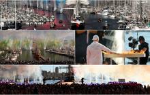 FOTO: Meriahnya Penyambutan Api Obor Olimpiade 2024 di Paris yang Dibawa Kapal Layar dari Abad ke-19 Prancis