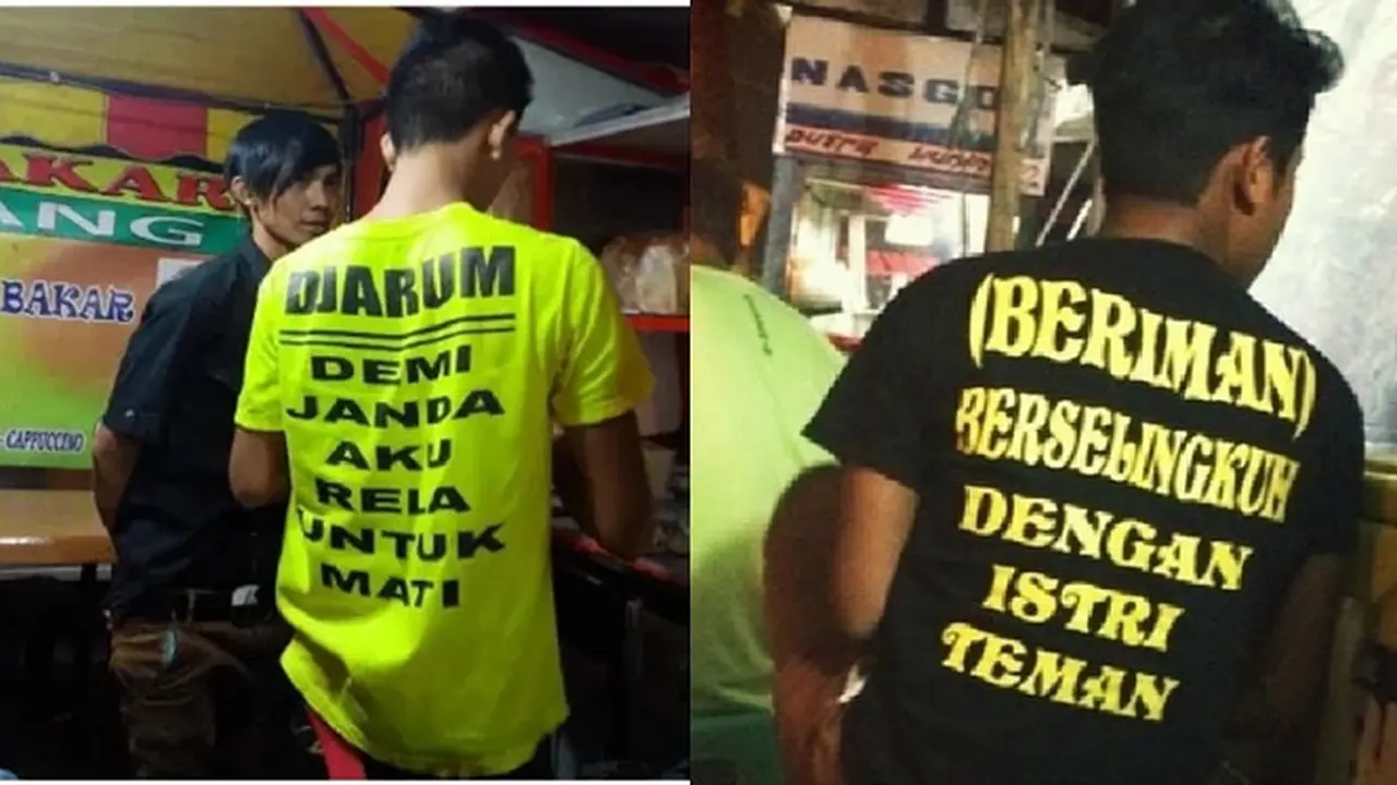 6 Tulisan di Kaus Ini Motivasinya Nyeleneh, Enggak Habis Pikir
