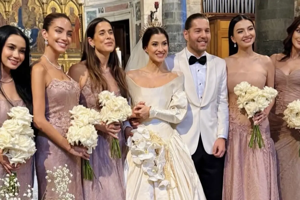 Pesona Luna Maya dan Raline Shah Jadi Bridesmaid Millane Fernandez